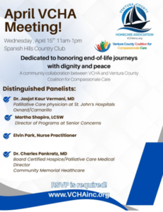 Flyer for April 15 VCHA meeting